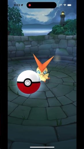 Catching victini✌️