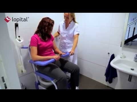Lopital - Instructievideo - Flexo hoog/laag douche-toiletstoel (NL)