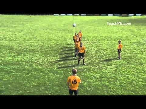 Rugby Drill - Basic lineout drill without lifting