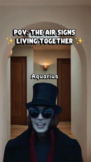 @stellarsarcasm on Instagram: "The Air signs living together #astrology #astrologymemes #zodiacsigns #astrologyjokes #airsigns"