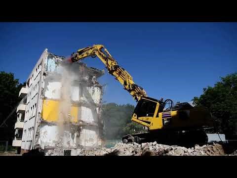 Komatsu PC 390LC-11 HRD K100 High Reach Demoltion - Eckert Industrieabbruch