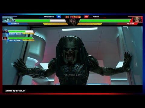 Predator Destroys Scientists at Lab WITH HEALTHBARS ‼️ The Predator 2018