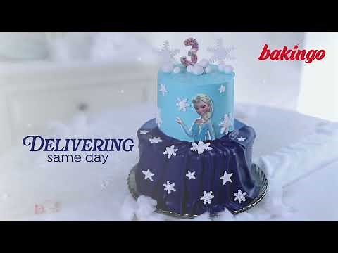 Magical Frozen Cake Design | Perfect for Elsa & Anna Fans