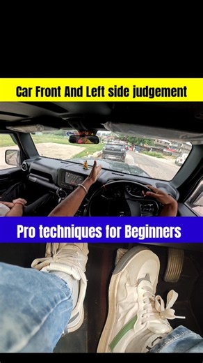 Car Front and Left side judgement Pro techniques #shorts