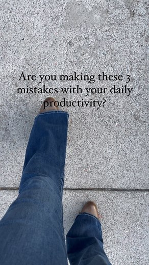 Slipping in your daily productivity? I need you to stop...