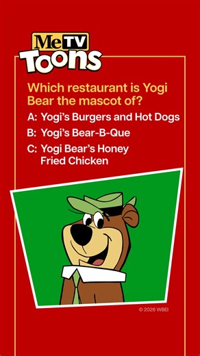 Yogi's got some goodies for you - but which restaurant was Yogi Bear the mascot of? Tell us your guesses in the comments! | MeTV Toons