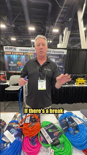 An extension cord that stays connected while you work.