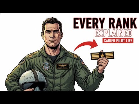 Your life as a US Aircraft carrier pilot-Every rank explained