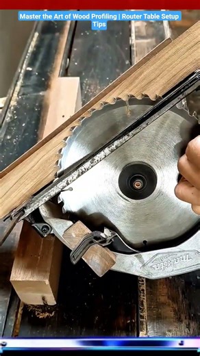 Master the Art of Wood Profiling | Router Table Setup Tips #carpentry #woodworking #shorts
