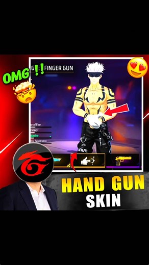 New Hand Gun Skin!! 🤯☠️ #freefire #shorts #skin