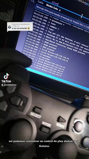 1.7K views · 41 reactions | Control de play station 2 con Arduino #fypシ゚ #esp32 #mecatronica #electronica #arduino #programador #universidad #Audifonos #snowfall #arduinoproject | Mirrortrec | Facebook