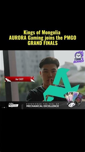 The EECA Champions AURORA Gaming joins the PMGO 2026 grand finals