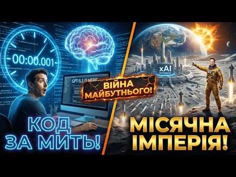 Шок від OpenAI: Код за секунду! Маск будує імперію на Місяці
