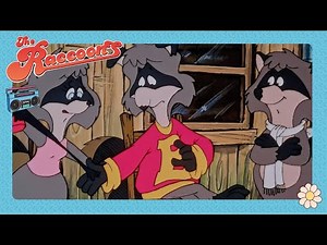 Bert the Dino Hunter Falls Into a Tar Pit! | The Raccoons | Retro Cartoons