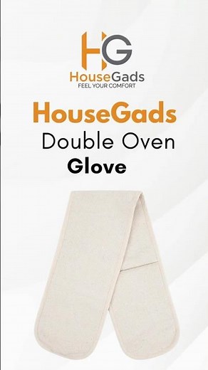 HouseGads Double Oven Gloves – Heat-Proof, Heavy-Duty Kitchen Essential!