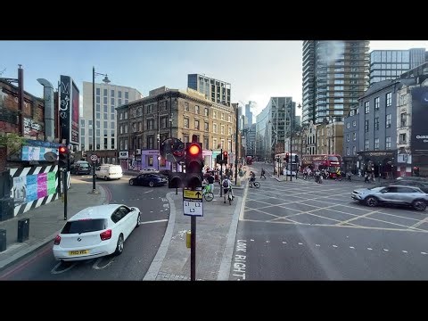 Retro Route Visual | London Bus Route 205 | Paddington - Mile End