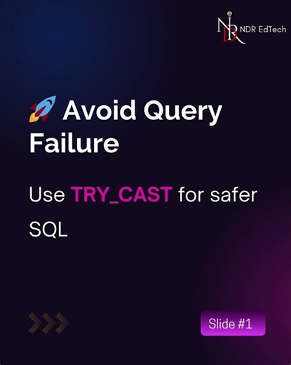 Avoid Query Failure in Snowflake One invalid value can break your entire query.