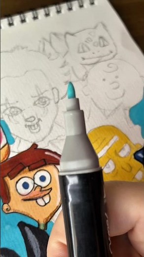 I decided to draw more than 50 characters #25 (Ricky) #coloring #art #drawing