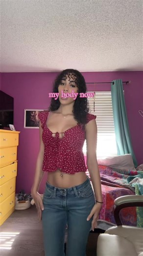 I had an ED and my body never went back to the way it was before. All bodies are beautiful this just goes to show how much mine changed. #fyp #xybca #bodypositivity #bodyimage #trend