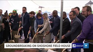 Groundbreaking on new Shoshone Park field house