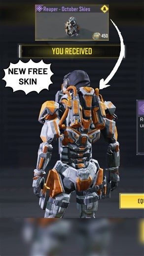 NEW Reaper Skin in CODM is menace 💀 #callofduty #shorts #viral #trending
