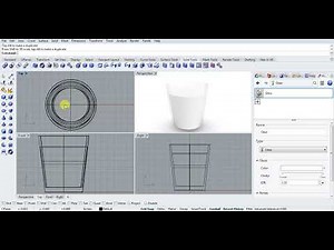 Modeling a Water Glass in Rhino Techniques and Materials