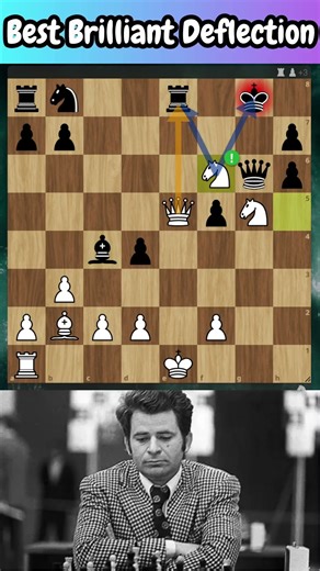 Best Brilliant Deflection! Play Like a World Chess Champion!♟️🔥