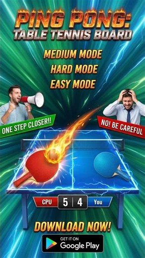 Perfect Ping Pong Shots Only 🏓 Ping Pong: Table Tennis Board #shorts #gauravgo #trending