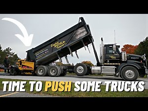 PAVING AN ASPHALT ROAD - 220 TON !