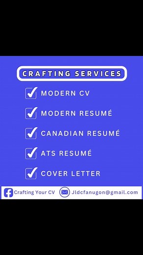 For those who are not familiar with different kind of CV or Resume, Here's some vivid description. I hope this will help you to decide what kind or format that will suits to unlock 🔓 new opportunities only for you! I got you, I'm glad to help you, 💙💙💙 by Crafting Your CV. Please PM me for questions. #resumewritting #crafting #craftingyourcv #fyp #coverletter #canadianresume #cvwritting #atsresume #viralfbreels #imhappytohelp #moderncv #modernresume | Crafting Your CV