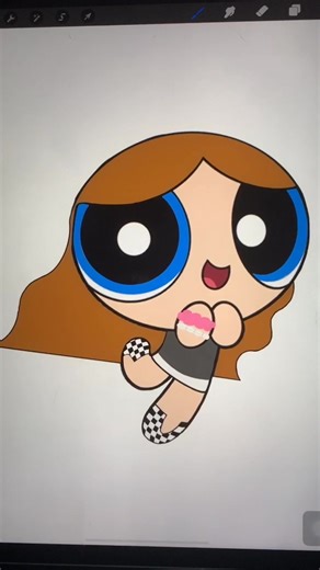 Turned myself into a #powerpuffsgirls #bubbles #foryourpage #firstvideo