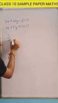 Class 10 Maths Sample Paper Solution | 2025 | @MATHSLEARNING789 | #shorts #ytshorts