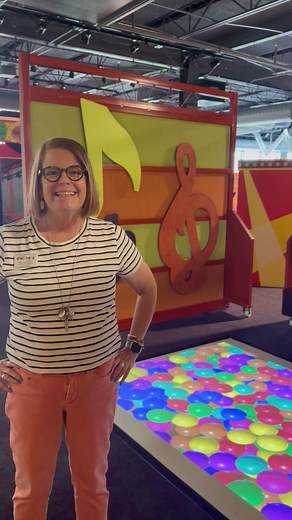 Our newest exhibit is officially installed and ready for play! 🥳 With over 30 interactive games, opportunities for fun never end! We’re always creating and adding new ways to play, so there’s something exciting every time you visit. | Children's Discovery Museum, Normal, IL