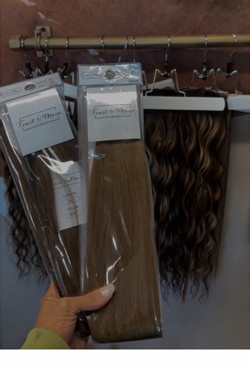 During the consultation I always make sure to color match for my guest and pick out the perfect colors to create the look she is going for. BUT I always try and have extra colors on hand incase as well are looking things over before installing I notice a color difference, the client mentions a different tone, or being able to show my guest more than one option of install colors. What my guest and I had originally chose was beautiful and would have looked incredible on her, but as we were laying 