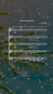Winter Wonderland #acapella #arrangement #choir #acappella