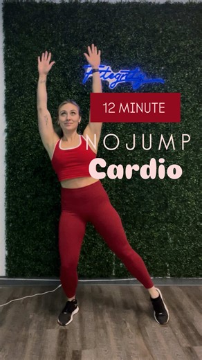 NO JUMP • ALL SWEAT 💦 Need cardio but your knees said “not today”? 😅 This is a 12-minute no-jump cardio burn! ✅ 5 moves 🔥 3 rounds ⏱️ 40 sec work / 10 sec rest Zero jumping… still a SWEATY workout 😮‍💨💪 Comment “LOVE” and I’ll send you a link to try my workout programs FREE for 7 days 🫶✨ #nojumpcardio #lowimpactworkout #cardioworkout #noequipmentworkout