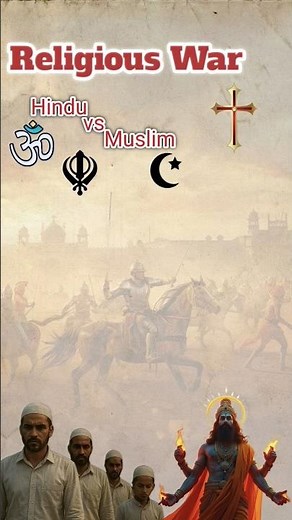 Why Indian become the land of religious war ⚔️📜 #shorts #viral #trending #war #religious #hindu