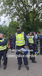 Essex police officers epping bell hotel protest #essexpolice #eppingforest #southlondon #northlondon #eastlondon #eastofengland #Zonjy | Zonjy
