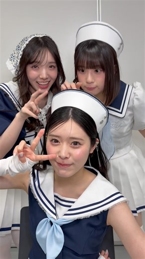 アンジュルムさんの撮り方が素敵すギルティ過ぎて真似してみたゆのののかえま💚🤍🧡 #私立恵比寿中学 #小久保柚乃 #風見和香 #桜井えま #えびちゅう #えびラブ #idol