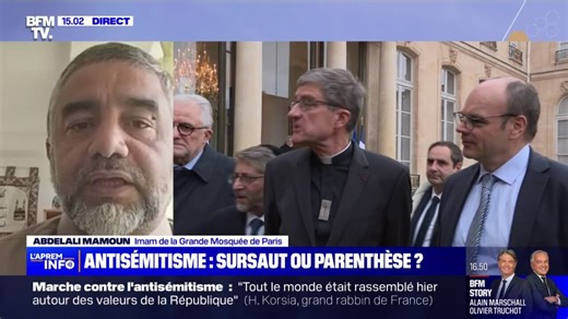 Abdelali Mamoun, imam de la Grande mosquée de Paris: "Les pouvoirs publics doivent mettre des moyens pour promouvoir et multiplier les actions de rencontres interreligieuses"