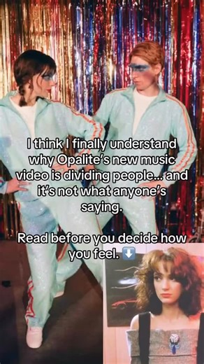 Maria Isabel on Instagram: "Some people are saying they “don’t love” the new Opalite video, and honestly… I think that reaction says more about when you grew up than the video itself. This wasn’t meant to be overproduced, hyper-filtered, TikTok-polished perfection. It was intentionally shot like a 90s music video. Corny. Earnest. A little awkward. Real. Even layered on film to get that soft, imperfect nostalgia that doesn’t exist anymore unless you lived it. Back then, videos weren’t about chasi