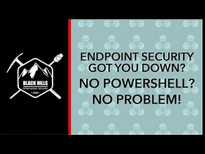 Endpoint Security Got You Down? No PowerShell? No Problem.