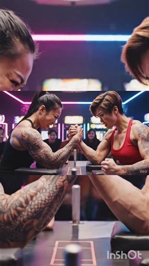Can a Muscular Strong Woman Beat a Another Strong Woman in Arm Wrestling?