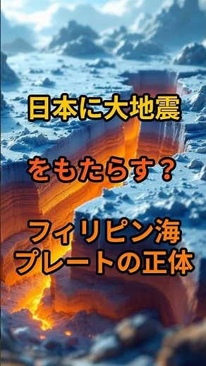 日本に大地震をもたらす？フィリピン海プレートの正体 #shorts #フィリピン海プレート #南海トラフ #地震