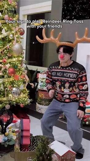 KREW on Instagram: "Your sign to play Reindeer Ring Toss with your friends 🎄✨"