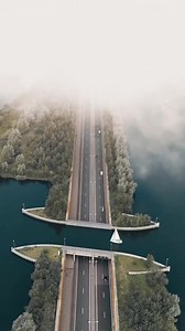 Veluwemeer Aqueduct là một công trình tuyệt đẹp của kiến ​​trúc và kỹ thuật Hà Lan, được hoàn thành vào năm 2002 | TiDi Construction - Chuyên gia xây dựng