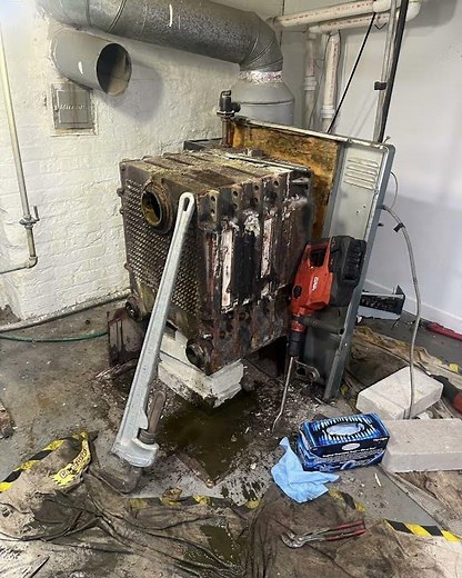 Peerless Boiler Installation #hvacinstall #peerless #boiler #hydronicheating #hvac #hvacsystems