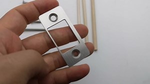 Deadbolt Restorer Strike Plate for Door Repair Fix, Fix Dead Bolt Misalignment/Sticking/Jamming, Large Hole Universal Door Strike Plate - Smooth Lock Every Time, Steel (Black)