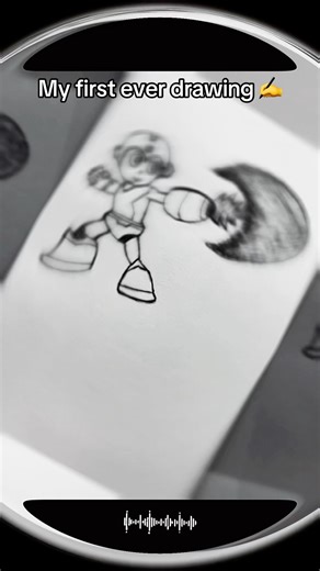 My First Ever Drawing ✍️ (Mega Man)