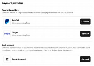 Setting up Payments and Payouts